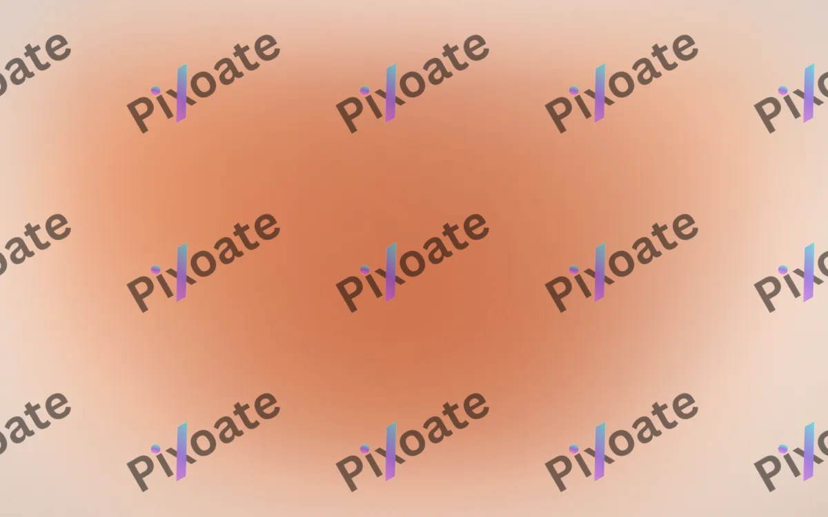 Peachette Field — light orange and white color field background