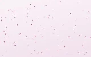 Berry Veil Fête — light pink and white confetti background