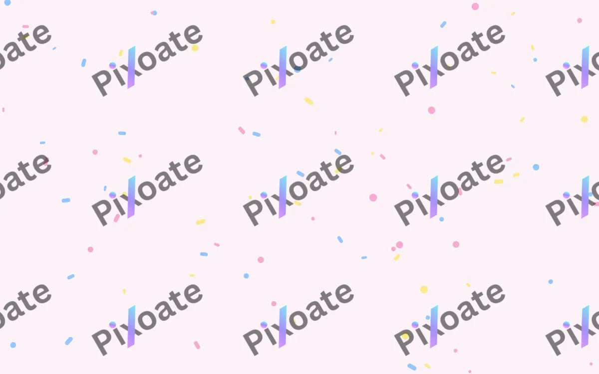 Candy Confetti Candy Confetti — light white, pink and blue confetti background