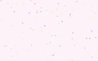 Candy Confetti II Candy Confetti II — light white, pink and blue confetti background, variation II