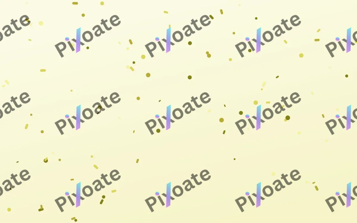 Citrine Fête — light gold and beige confetti background