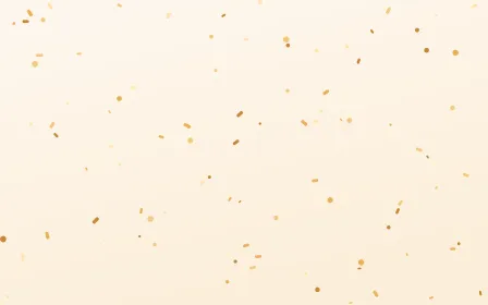 Cloudberry Fête — light orange and white confetti background