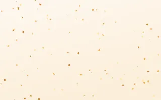 Cloudberry Fête II — light orange and white confetti background, variation II
