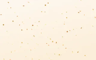 Cloudberry Fête III — light orange and white confetti background, variation III