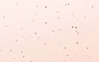 Coralline Toss — light orange, red and white confetti background