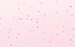 Flaminga Fête — colourful red and white confetti background