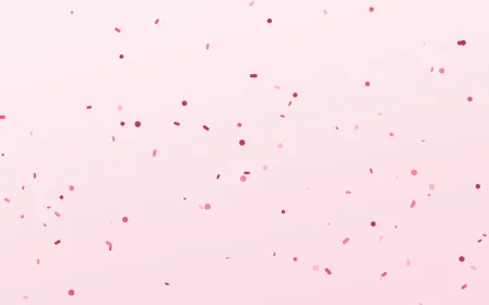 Flaminga Fête — colourful red and white confetti background