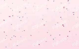 Flaminga Fête II — colourful red and white confetti background, variation II