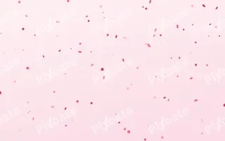 Flaminga Fête III — colourful red and white confetti background, variation III