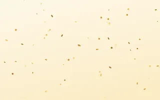 Honeywren Toss III — light gold and beige confetti background, variation III