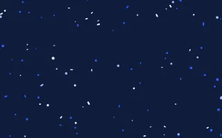 Klein Burst II — dark blue confetti background, variation II