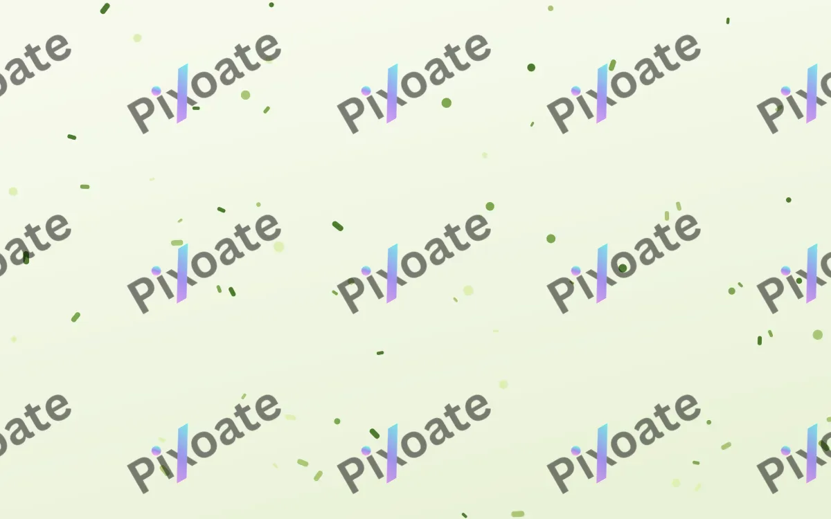 Meadowlark Toss — light green and white confetti background