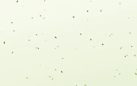 Meadowlark Toss — light green and white confetti background