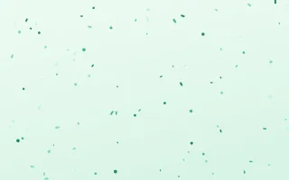 Mintaka Fête II — light green and white confetti background, variation II