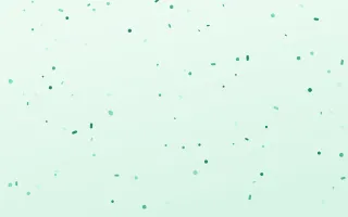 Mintaka Fête III — light green and white confetti background, variation III