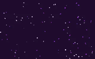 Orchid Pop Burst — dark purple confetti background
