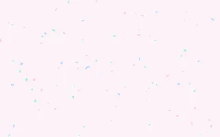 Pastel Dream Confetti — light white, blue and green confetti background