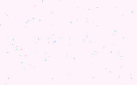 Pastel Dream Confetti — light white, blue and green confetti background