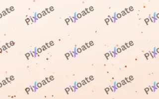 Peachette Fête II — light orange and white confetti background, variation II
