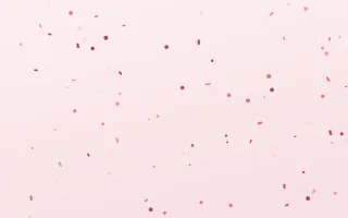 Rosea Fête II — light red, pink and white confetti background, variation II