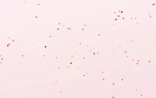 Rosea Fête III — light red, pink and white confetti background, variation III