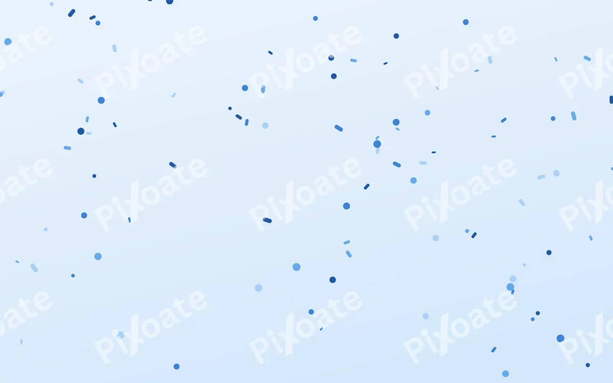 Skylark Fête — colourful blue and white confetti background
