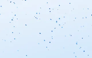 Skylark Fête — colourful blue and white confetti background