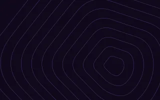 Amethysta Terrain III — dark black and purple contour line background, variation III