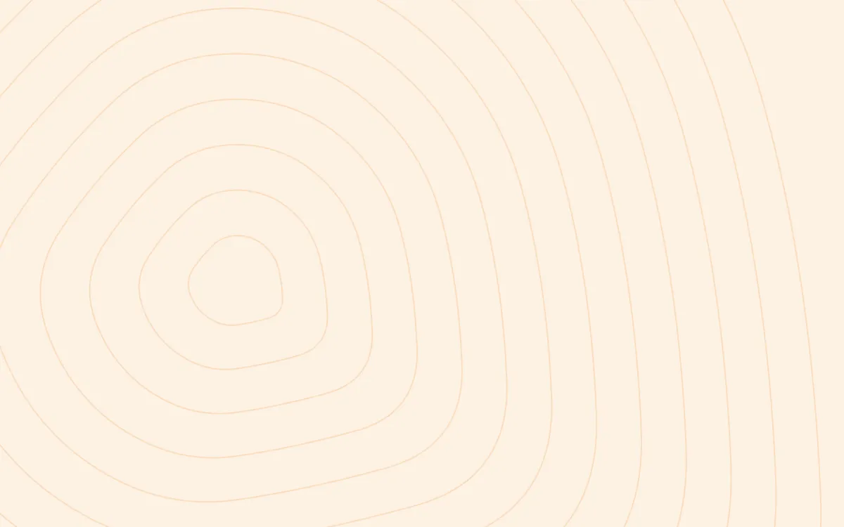 Apricot Modern Quiet Lines — light beige and orange contour line background