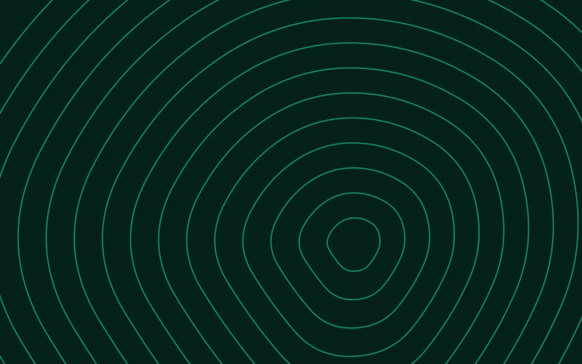 Cyber Mint Ink Lines — dark black and green contour line background