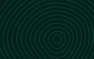 Cyber Mint Ink Lines — dark black and green contour line background