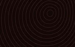 Emberline Relief III — dark black and orange contour line background, variation III