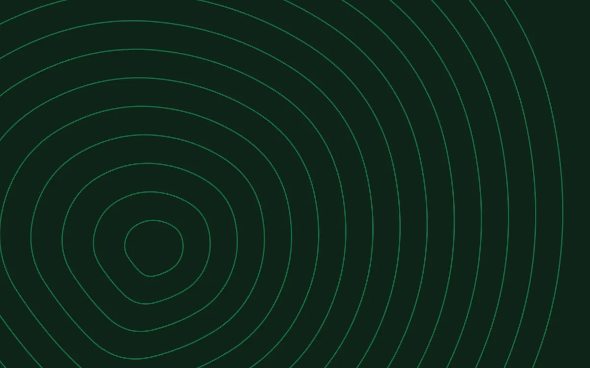 Monstera Ink Ink Lines — dark black and green contour line background