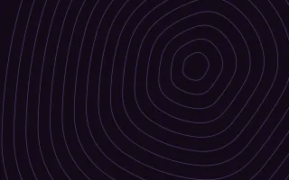 Plumwine Relief II — dark black and purple contour line background, variation II
