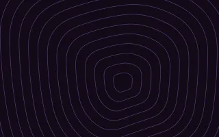 Plumwine Relief III — dark black and purple contour line background, variation III