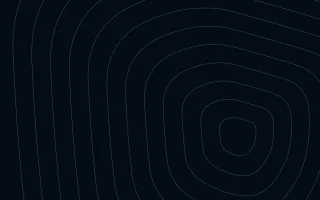 Polaris Terrain — dark black and blue contour line background