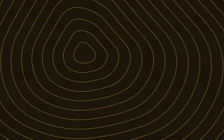 Royal Gold Ink Lines II — dark black and gold contour line background, variation II