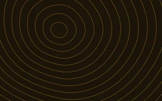 Royal Gold Ink Lines III — dark black and gold contour line background, variation III