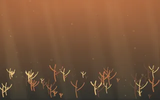 Autumn Glow Coral Reef IX — colourful orange, brown and grey coral reef background, variation IX