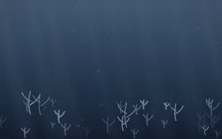 Blue Hour Coral Reef V — dark blue coral reef background, variation V