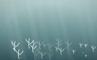 Coastal Mist Coral Reef II — light white and teal coral reef background, variation II