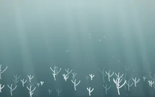 Coastal Mist Coral Reef VII — light white and teal coral reef background, variation VII