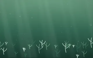 Emerald Mist Coral Reef — dark green coral reef background