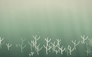 First Light Coral Reef VI — light beige and green coral reef background, variation VI