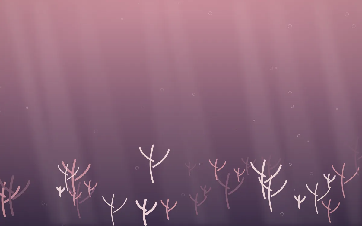 Rose Dusk Coral Reef — colourful red, pink and purple coral reef background