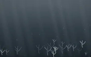 Storm Light Coral Reef — dark grey and blue coral reef background