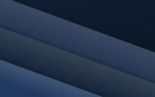 Quarterly Navy Panels III — dark blue corporate background, variation III