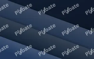Quarterly Navy Panels III — dark blue corporate background, variation III