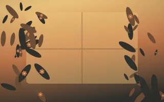 Autumn Glow Cottagecore X — colourful orange, brown and grey cottagecore background, variation X