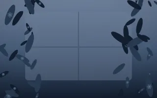 Blue Hour Cottagecore XI — dark blue cottagecore background, variation XI